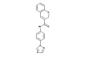 N-[4-(1,2,4-triazol-1-yl)phenyl]-2H-chromene-3-carboxamide