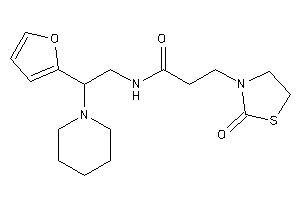 N-[2-(2-furyl)-2-piperidino-ethyl]-3-(2-ketothiazolidin-3-yl)propionamide