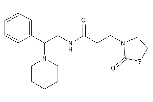 3-(2-ketothiazolidin-3-yl)-N-(2-phenyl-2-piperidino-ethyl)propionamide