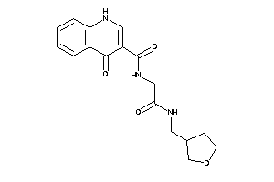 4-keto-N-[2-keto-2-(tetrahydrofuran-3-ylmethylamino)ethyl]-1H-quinoline-3-carboxamide