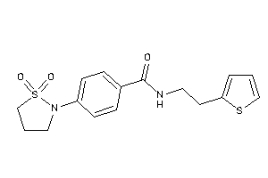 4-(1,1-diketo-1,2-thiazolidin-2-yl)-N-[2-(2-thienyl)ethyl]benzamide