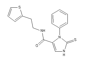 3-phenyl-N-[2-(2-thienyl)ethyl]-2-thioxo-4-imidazoline-4-carboxamide