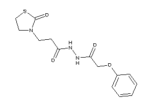 3-(2-ketothiazolidin-3-yl)-N'-(2-phenoxyacetyl)propionohydrazide