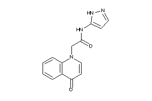 2-(4-keto-1-quinolyl)-N-(1H-pyrazol-5-yl)acetamide