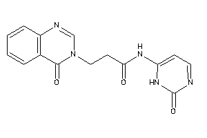 N-(2-keto-1H-pyrimidin-6-yl)-3-(4-ketoquinazolin-3-yl)propionamide