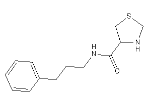 N-(3-phenylpropyl)thiazolidine-4-carboxamide