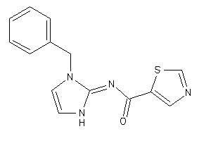 N-(1-benzyl-4-imidazolin-2-ylidene)thiazole-5-carboxamide