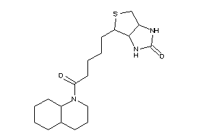 6-[5-(3,4,4a,5,6,7,8,8a-octahydro-2H-quinolin-1-yl)-5-keto-pentyl]-1,3,3a,4,6,6a-hexahydrothieno[3,4-d]imidazol-2-one