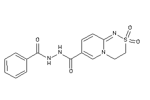 Image of N'-benzoyl-2,2-diketo-3,4-dihydropyrido[2,1-c][1,2,4]thiadiazine-7-carbohydrazide