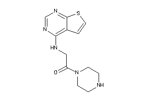 Image of 1-piperazino-2-(thieno[2,3-d]pyrimidin-4-ylamino)ethanone