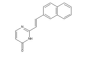 2-[2-(2-naphthyl)vinyl]-1H-pyrimidin-6-one