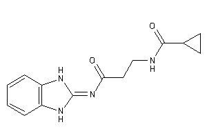 N-[3-(1,3-dihydrobenzimidazol-2-ylideneamino)-3-keto-propyl]cyclopropanecarboxamide