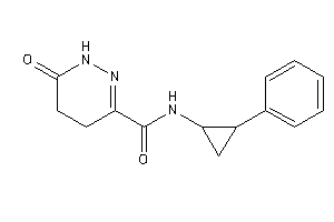 6-keto-N-(2-phenylcyclopropyl)-4,5-dihydro-1H-pyridazine-3-carboxamide