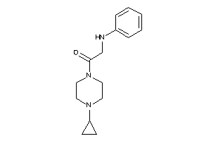 Image of 2-anilino-1-(4-cyclopropylpiperazino)ethanone