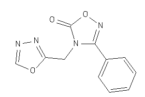 4-(1,3,4-oxadiazol-2-ylmethyl)-3-phenyl-1,2,4-oxadiazol-5-one