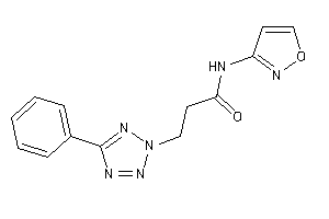 N-isoxazol-3-yl-3-(5-phenyltetrazol-2-yl)propionamide