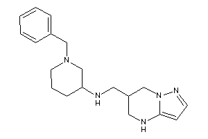 (1-benzyl-3-piperidyl)-(4,5,6,7-tetrahydropyrazolo[1,5-a]pyrimidin-6-ylmethyl)amine