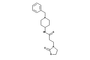 N-(1-benzyl-4-piperidyl)-3-(2-ketothiazolidin-3-yl)propionamide