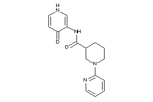 N-(4-keto-1H-pyridin-3-yl)-1-(2-pyridyl)nipecotamide