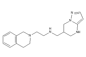 2-(3,4-dihydro-1H-isoquinolin-2-yl)ethyl-(4,5,6,7-tetrahydropyrazolo[1,5-a]pyrimidin-6-ylmethyl)amine