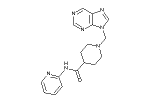 1-(purin-9-ylmethyl)-N-(2-pyridyl)isonipecotamide