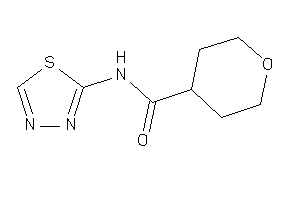 N-(1,3,4-thiadiazol-2-yl)tetrahydropyran-4-carboxamide