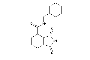 N-(cyclohexylmethyl)-1,3-diketo-3a,4,5,6,7,7a-hexahydroisoindole-4-carboxamide