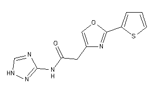 2-[2-(2-thienyl)oxazol-4-yl]-N-(1H-1,2,4-triazol-3-yl)acetamide