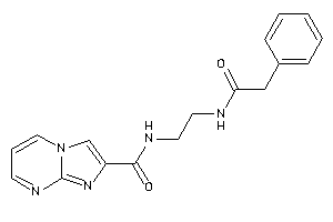 N-[2-[(2-phenylacetyl)amino]ethyl]imidazo[1,2-a]pyrimidine-2-carboxamide