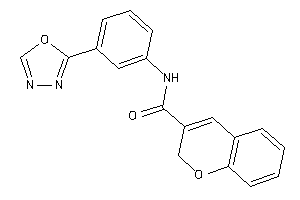 N-[3-(1,3,4-oxadiazol-2-yl)phenyl]-2H-chromene-3-carboxamide