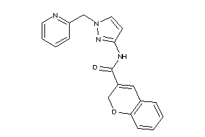 N-[1-(2-pyridylmethyl)pyrazol-3-yl]-2H-chromene-3-carboxamide