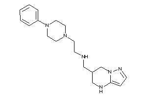 2-(4-phenylpiperazino)ethyl-(4,5,6,7-tetrahydropyrazolo[1,5-a]pyrimidin-6-ylmethyl)amine