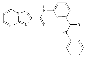 N-[3-(phenylcarbamoyl)phenyl]imidazo[1,2-a]pyrimidine-2-carboxamide