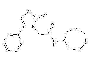 N-cycloheptyl-2-(2-keto-4-phenyl-4-thiazolin-3-yl)acetamide