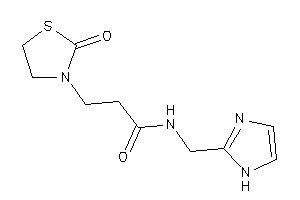 N-(1H-imidazol-2-ylmethyl)-3-(2-ketothiazolidin-3-yl)propionamide