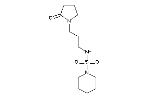 N-[3-(2-ketopyrrolidino)propyl]piperidine-1-sulfonamide