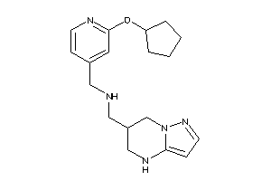 [2-(cyclopentoxy)-4-pyridyl]methyl-(4,5,6,7-tetrahydropyrazolo[1,5-a]pyrimidin-6-ylmethyl)amine