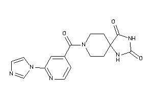 Image of 8-(2-imidazol-1-ylisonicotinoyl)-2,4,8-triazaspiro[4.5]decane-1,3-quinone