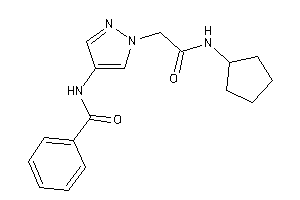 N-[1-[2-(cyclopentylamino)-2-keto-ethyl]pyrazol-4-yl]benzamide