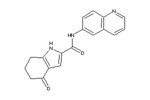 4-keto-N-(6-quinolyl)-1,5,6,7-tetrahydroindole-2-carboxamide