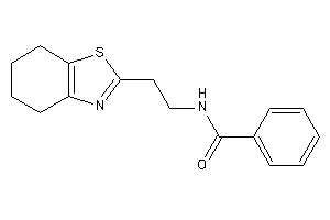 N-[2-(4,5,6,7-tetrahydro-1,3-benzothiazol-2-yl)ethyl]benzamide