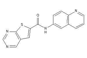 N-(6-quinolyl)thieno[2,3-d]pyrimidine-6-carboxamide