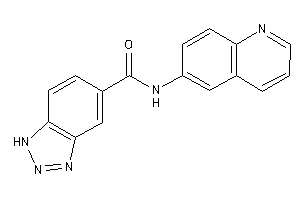 N-(6-quinolyl)-1H-benzotriazole-5-carboxamide