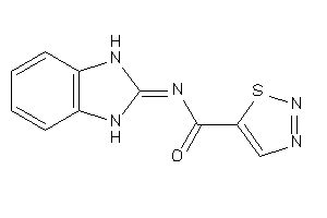 Image of N-(1,3-dihydrobenzimidazol-2-ylidene)thiadiazole-5-carboxamide