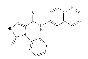 3-phenyl-N-(6-quinolyl)-2-thioxo-4-imidazoline-4-carboxamide