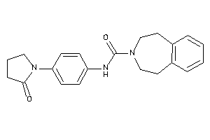 N-[4-(2-ketopyrrolidino)phenyl]-1,2,4,5-tetrahydro-3-benzazepine-3-carboxamide