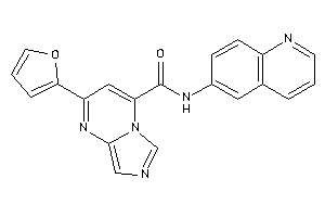 2-(2-furyl)-N-(6-quinolyl)imidazo[1,5-a]pyrimidine-4-carboxamide