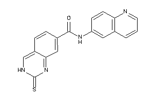N-(6-quinolyl)-2-thioxo-3H-quinazoline-7-carboxamide