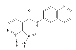 3-keto-N-(6-quinolyl)-1,2-dihydropyrazolo[3,4-b]pyridine-4-carboxamide