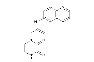 2-(2,3-diketopiperazino)-N-(6-quinolyl)acetamide